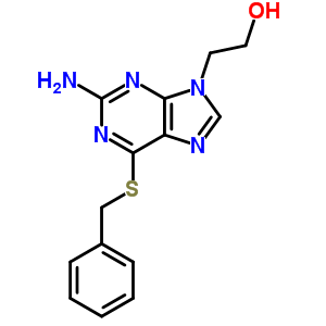 2852-31-5  2-[2-amino-6-(benzylsulfanyl)-9H-purin-9-yl]ethanol