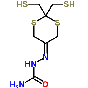 4085-04-5  2-[2,2-bis(sulfanylmethyl)-1,3-dithian-5-ylidene]hydrazinecarboxamide