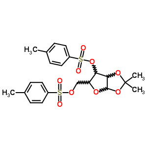 4119-18-0  1,2-O-(1-methylethylidene)-3,5-bis-O-[(4-methylphenyl)sulfonyl]pentofuranose