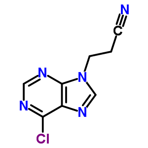 4244-40-0  3-(6-chloro-9H-purin-9-yl)propanenitrile