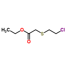 4332-56-3  ethyl [(2-chloroethyl)sulfanyl]acetate