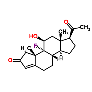 4926-40-3  (3aS,3bR,4S,5aS,6S,8aS,8bS)-6-acetyl-3b-fluoro-4-hydroxy-3a,5a-dimethyl-3a,3b,4,5,5a,6,7,8,8a,8b,9,10-dodecahydrodicyclopenta[a,f]naphthalen-2(3H)-one