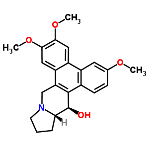 571-70-0  (13aS,14R)-3,6,7-trimethoxy-9,11,12,13,13a,14-hexahydrodibenzo[f,h]pyrrolo[1,2-b]isoquinolin-14-ol