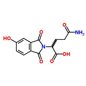 64567-62-0  5-amino-2-(5-hydroxy-1,3-dioxo-1,3-dihydro-2H-isoindol-2-yl)-5-oxopentanoic acid