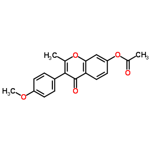 70460-66-1  3-(4-methoxyphenyl)-2-methyl-4-oxo-4H-chromen-7-yl acetate