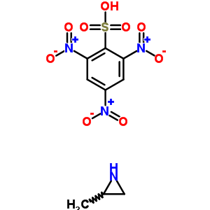 90535-68-5  2,4,6-trinitrobenzenesulfonic acid - 2-methylaziridine (1:1)