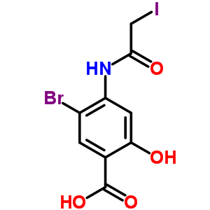 90642-23-2  5-bromo-2-hydroxy-4-[(iodoacetyl)amino]benzoic acid