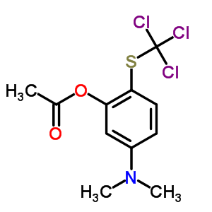 91349-57-4  5-(dimethylamino)-2-[(trichloromethyl)sulfanyl]phenyl acetate