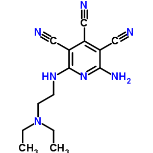 102206-77-9  2-amino-6-{[2-(diethylamino)ethyl]amino}pyridine-3,4,5-tricarbonitrile