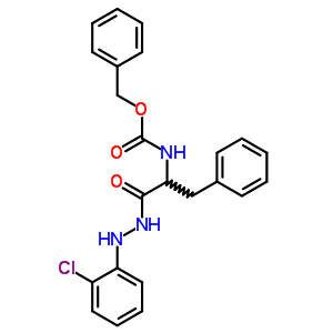 14723-82-1  benzyl {1-[2-(2-chlorophenyl)hydrazinyl]-1-oxo-3-phenylpropan-2-yl}carbamate (non-preferred name)