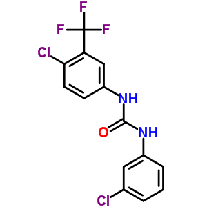 1763-79-7  1-(3-chlorophenyl)-3-[4-chloro-3-(trifluoromethyl)phenyl]urea