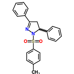 20409-91-0  1-[(4-methylphenyl)sulfonyl]-3,5-diphenyl-4,5-dihydro-1H-pyrazole