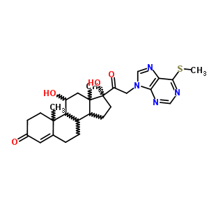21170-29-6  11,17-dihydroxy-21-[6-(methylsulfanyl)-9H-purin-9-yl]pregn-4-ene-3,20-dione
