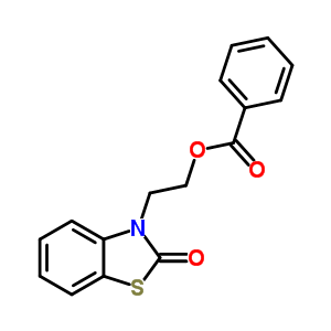 22258-68-0  2-(2-oxo-1,3-benzothiazol-3(2H)-yl)ethyl benzoate