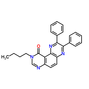 24898-96-2  9-butyl-2,3-diphenylpyrazino[2,3-f]quinazolin-10(9H)-one