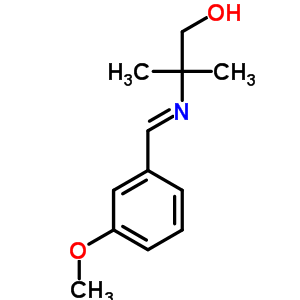 25458-05-3  2-{[(E)-(3-methoxyphenyl)methylidene]amino}-2-methylpropan-1-ol