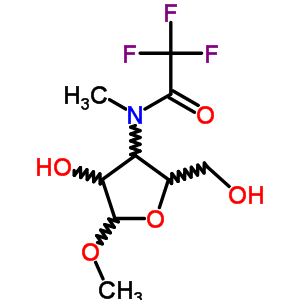 25787-52-4  methyl 3-deoxy-3-[methyl(trifluoroacetyl)amino]pentofuranoside