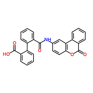 27021-99-4  2'-[(6-oxo-6H-benzo[c]chromen-2-yl)carbamoyl]biphenyl-2-carboxylic acid