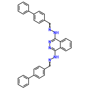 27704-19-4  1,4-bis[2-(biphenyl-4-ylmethylidene)hydrazinyl]phthalazine