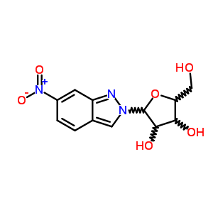 28084-00-6  6-nitro-2-pentofuranosyl-2H-indazole