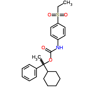 30056-93-0  1-cyclohexyl-1-phenylethyl [4-(ethylsulfonyl)phenyl]carbamate