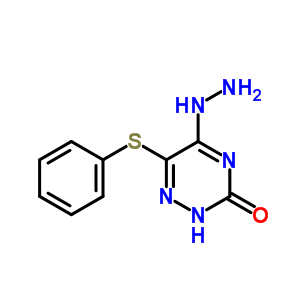 32331-03-6  5-hydrazinyl-6-(phenylsulfanyl)-1,2,4-triazin-3(2H)-one