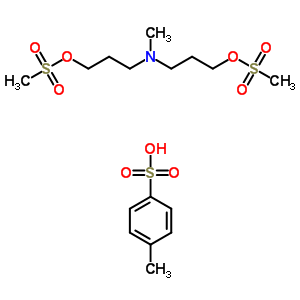 33033-00-0  (methylimino)dipropane-3,1-diyl dimethanesulfonate 4-methylbenzenesulfonate (1:1)