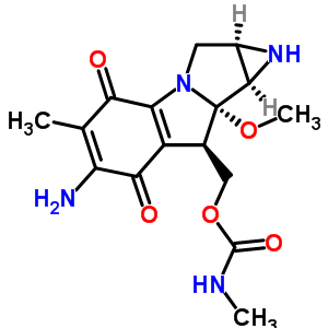 41515-32-6  [(1aR,8R,8aS,8bR)-6-amino-8a-methoxy-5-methyl-4,7-dioxo-1,1a,2,4,7,8,8a,8b-octahydroazireno[2',3':3,4]pyrrolo[1,2-a]indol-8-yl]methyl methylcarbamate