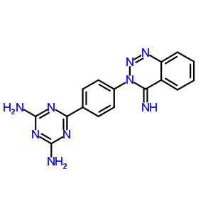 52745-07-0  6-{4-[(4E)-4-imino-1,2,3-benzotriazin-3(4H)-yl]phenyl}-1,3,5-triazine-2,4-diamine