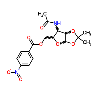 56809-32-6  3-(acetylamino)-3-deoxy-1,2-O-(1-methylethylidene)-5-O-(4-nitrobenzoyl)pentofuranose