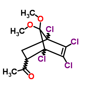 59473-95-9  1-(1,4,5,6-tetrachloro-7,7-dimethoxybicyclo[2.2.1]hept-5-en-2-yl)ethanone