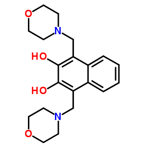 60672-15-3  1,4-bis(morpholin-4-ylmethyl)naphthalene-2,3-diol