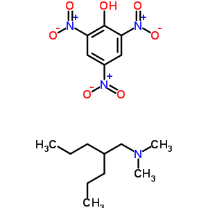 93153-87-8  2,4,6-trinitrophenol - N,N-dimethyl-2-propylpentan-1-amine (1:1)