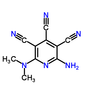 102206-78-0  2-amino-6-(dimethylamino)pyridine-3,4,5-tricarbonitrile