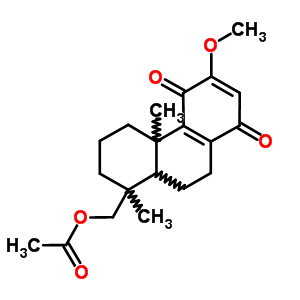 16826-84-9  12-methoxy-11,14-dioxopodocarpa-8,12-dien-15-yl acetate