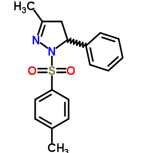 17471-57-7  3-methyl-1-[(4-methylphenyl)sulfonyl]-5-phenyl-4,5-dihydro-1H-pyrazole