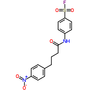 19160-20-4  4-{[4-(4-nitrophenyl)butanoyl]amino}benzenesulfonyl fluoride