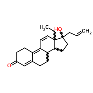 20805-90-7  13-ethyl-17-hydroxy-17-(prop-2-en-1-yl)-1,2,6,7,8,13,14,15,16,17-decahydro-3H-cyclopenta[a]phenanthren-3-one (non-preferred name)