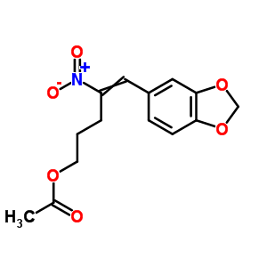 21461-33-6  5-(1,3-benzodioxol-5-yl)-4-nitropent-4-en-1-yl acetate