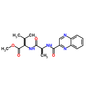 21650-09-9  methyl N-(quinoxalin-2-ylcarbonyl)alanylvalinate