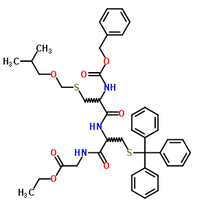 21996-10-1  ethyl N-[(benzyloxy)carbonyl]-S-[(2-methylpropoxy)methyl]cysteinyl-S-tritylcysteinylglycinate