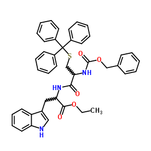 23435-46-3  ethyl N-[(benzyloxy)carbonyl]-S-tritylcysteinyltryptophanate