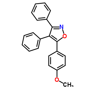 24097-23-2  5-(4-methoxyphenyl)-3,4-diphenyl-1,2-oxazole