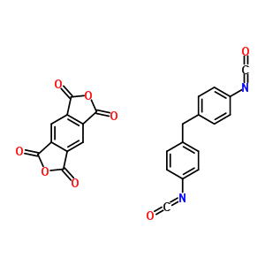 25656-56-8  1H,3H-benzo[1,2-c:4,5-c']difuran-1,3,5,7-tetrone - 1,1'-methanediylbis(4-isocyanatobenzene) (1:1)