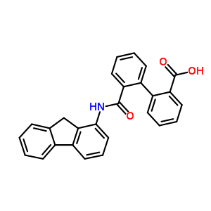 25698-62-8  2'-(9H-fluoren-1-ylcarbamoyl)biphenyl-2-carboxylic acid