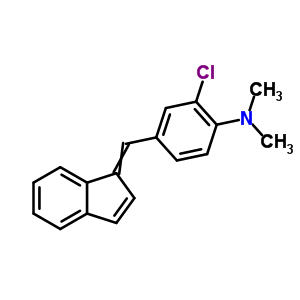 26389-97-9  2-chloro-4-(1H-inden-1-ylidenemethyl)-N,N-dimethylaniline