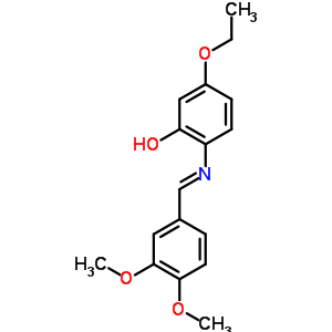26449-47-8  2-{[(E)-(3,4-dimethoxyphenyl)methylidene]amino}-5-ethoxyphenol
