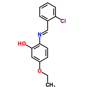 26449-53-6  2-{[(E)-(2-chlorophenyl)methylidene]amino}-5-ethoxyphenol