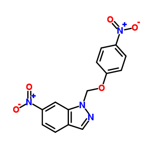 27225-59-8  6-nitro-1-[(4-nitrophenoxy)methyl]-1H-indazole