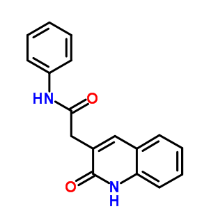 28081-63-2  2-(2-oxo-1,2-dihydroquinolin-3-yl)-N-phenylacetamide